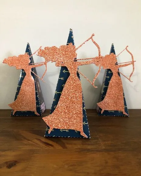 Caixa Cone Valente / Mérida - artesanato de Fina Essência Papelaria Personalizada
