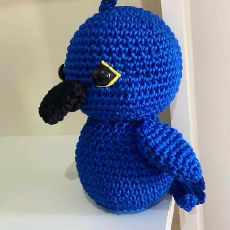 animais do Pantanal de amigurumi