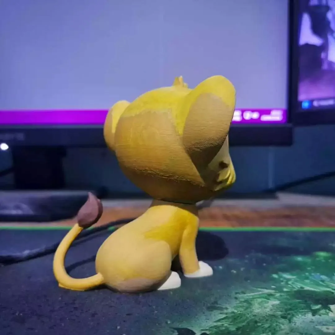 Action Figure Simba O Rei Leão 10cm - Estátua Colecionável Pintada à Mão Impressão 3D Premium - foto 4