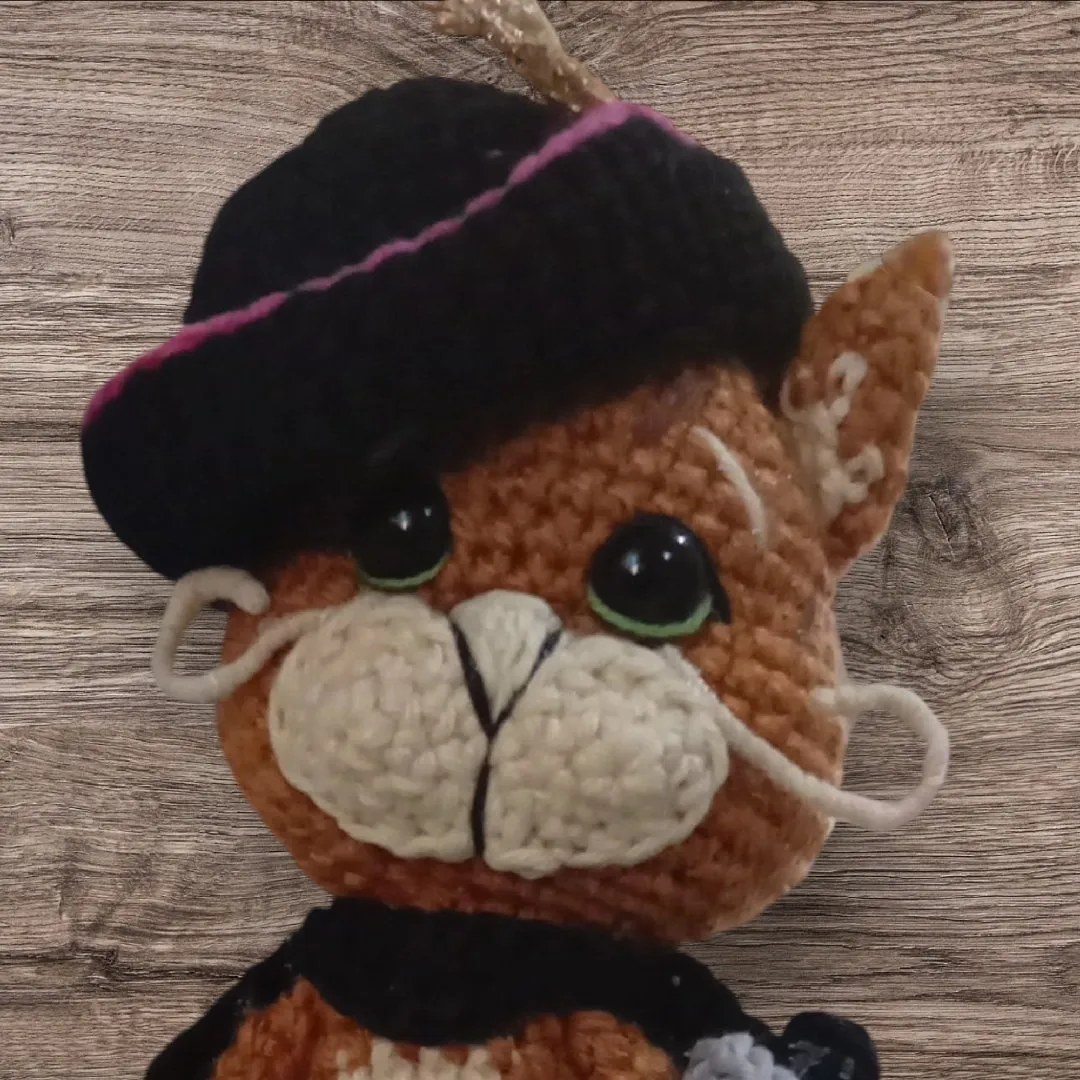 Gato de botas amigurumi - foto 4