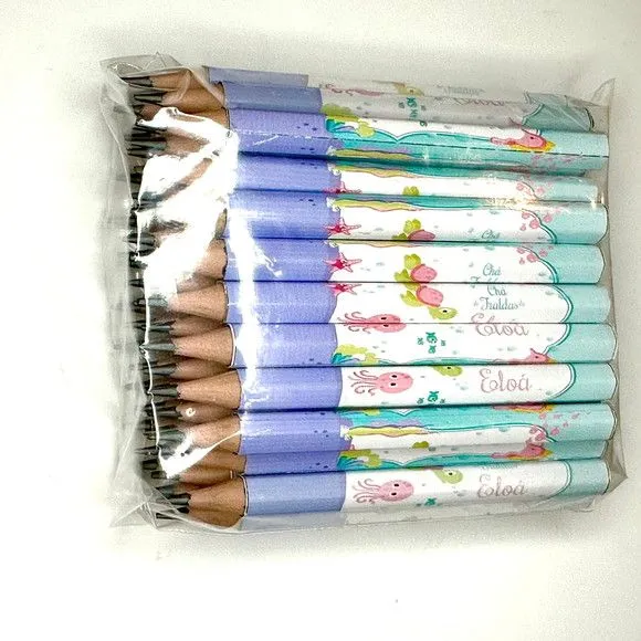 Mini Lápis Fundo do Mar Personalizado - foto 2