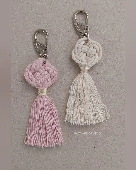Chaveiro em Macramé - Casamento - foto 2