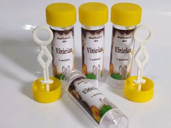 Bolinha de Sabão Safari Personalizada - foto 2