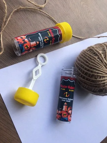 Bolinha de Sabão Incríveis Personalizado - artesanato feito à mão por creativitybynina