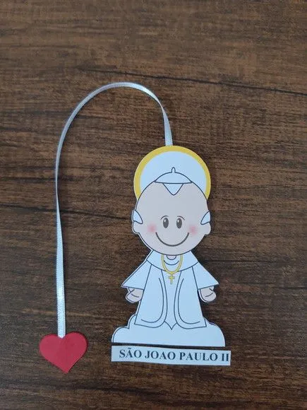 Marcador de Página 10 cm - São João Paulo Ii Si
