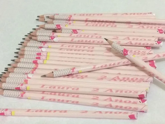 Lápis Personalizado - feito à mão por Mi Papelaria Criativa