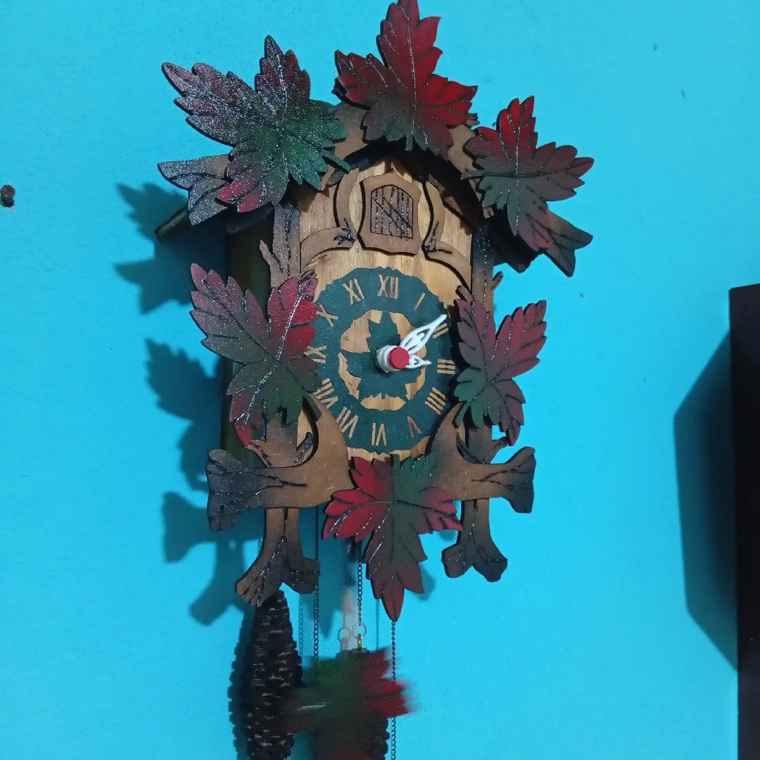 Relógio mini cuco , artesanal em madeira e MDF! - foto 3