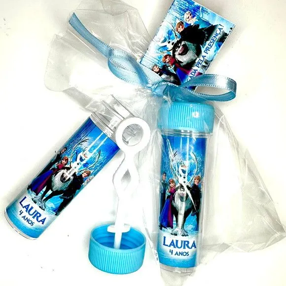 Bolinha de Sabão Frozen Personalizada