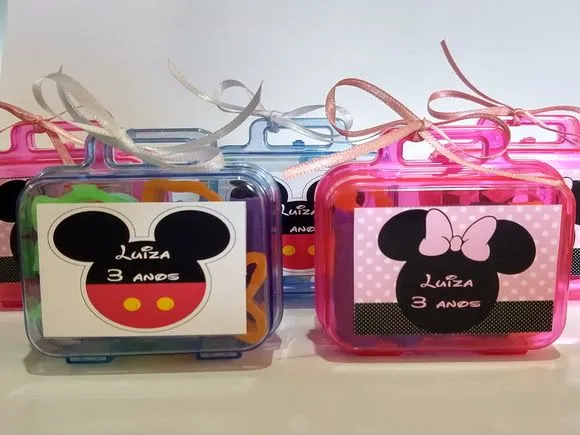 Maletinha Mickey Modelar - feito à mão por Mi Papelaria Criativa