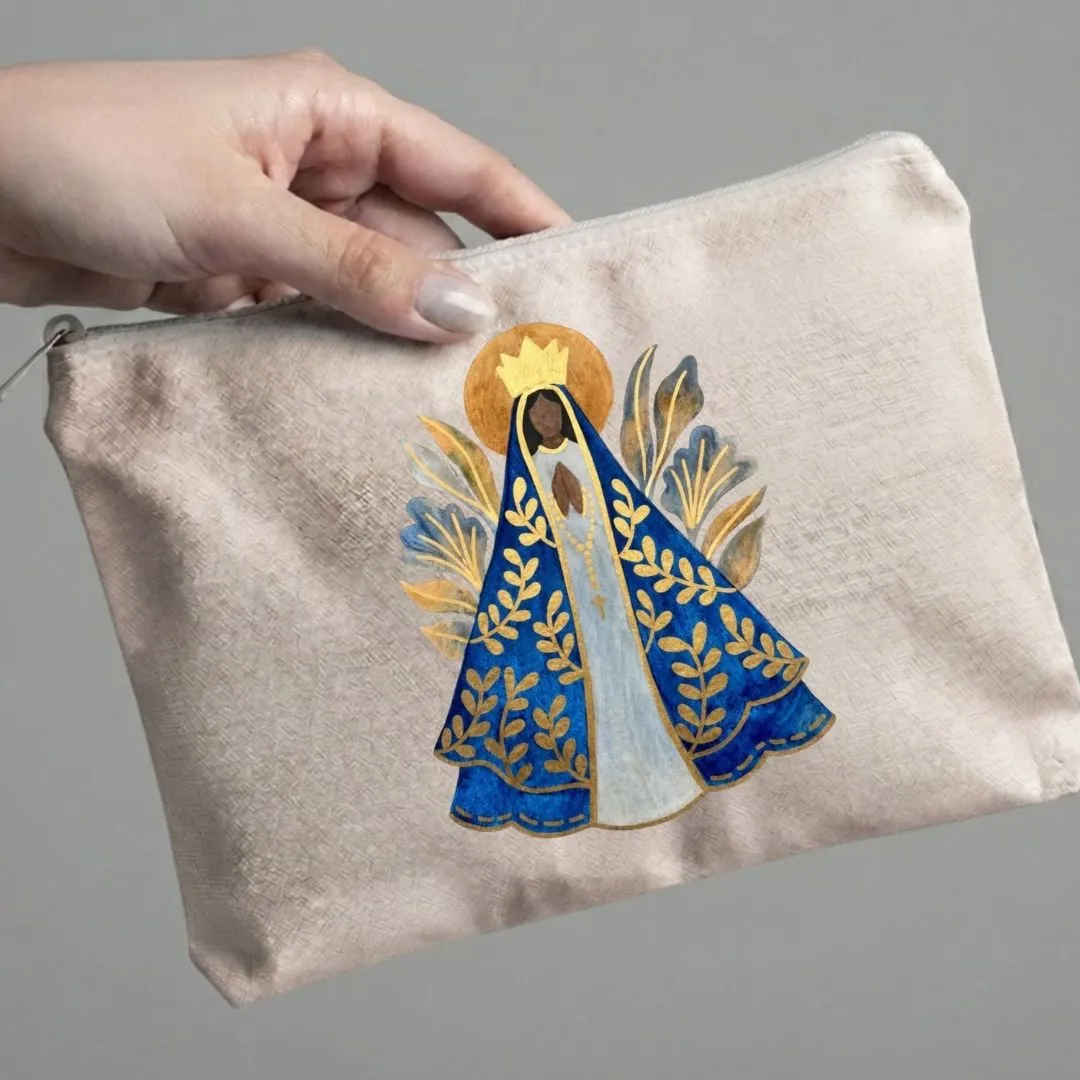 Nécessaire de algodão 15x20 cm Nossa Senhora Aparecida - foto 4