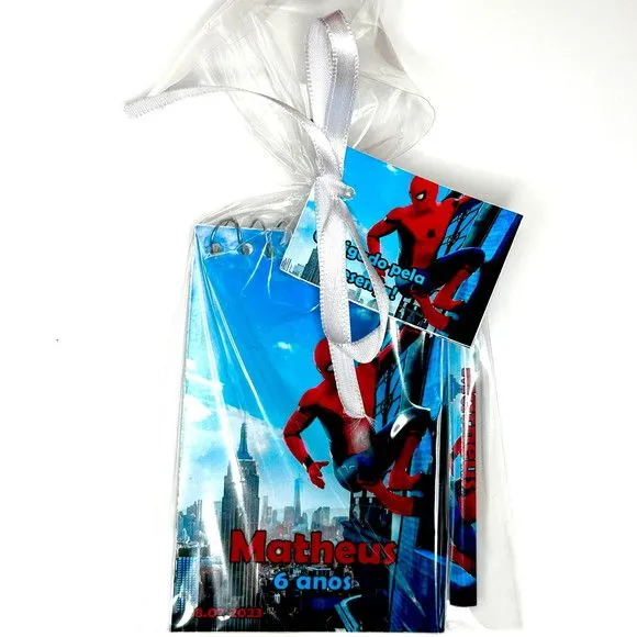 Bloquinho Homem Aranha Personalizado - foto 2