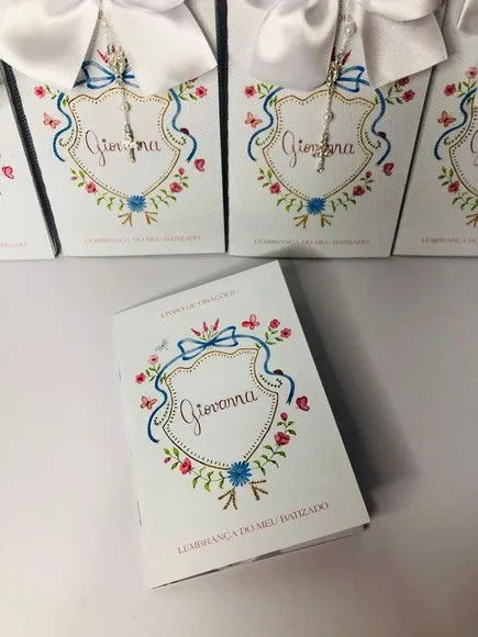 Livro de Orações Luxo com Foto para Batismo - foto 5