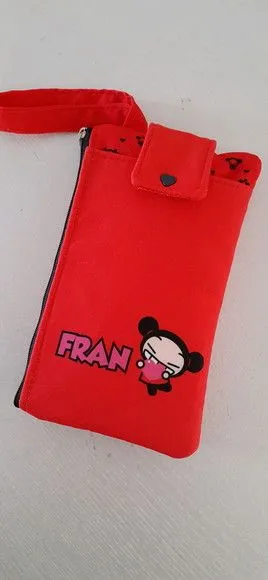 Porta Celular e documentos - 3 bolsos - artesanato feito à mão por Innovare Studio