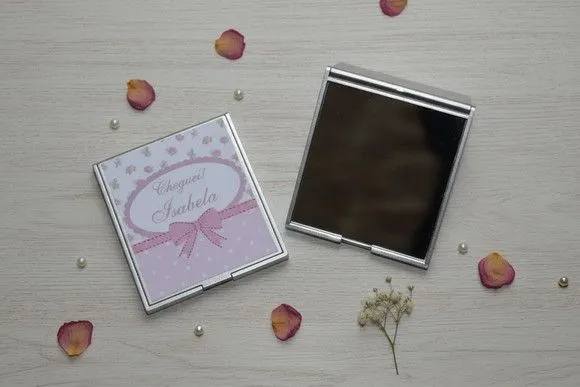Lembrancinha Espelho - Rosa Personalizado - foto 2