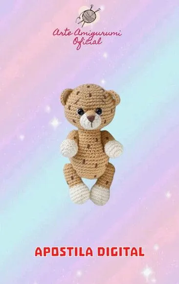 Receita Leopardo - Amigurumi - artesanato feito à mão por Arte Amigurumi Oficial