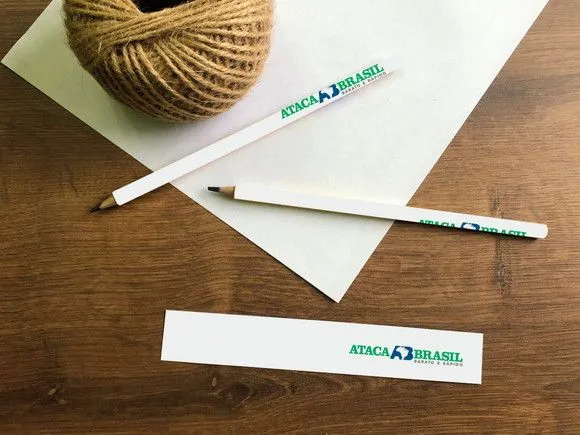 Lápis Empresa Personalizado - artesanato feito à mão por creativitybynina