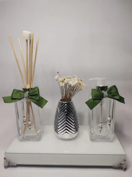 Kit Aromatizador de Ambientes - artesanato feito à mão por creativitybynina