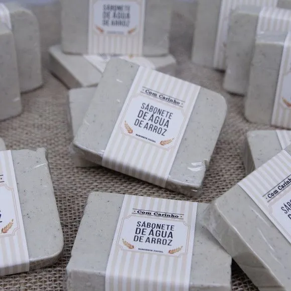 Sabonete Natural Água de Arroz Clareador de Manchas - foto 4
