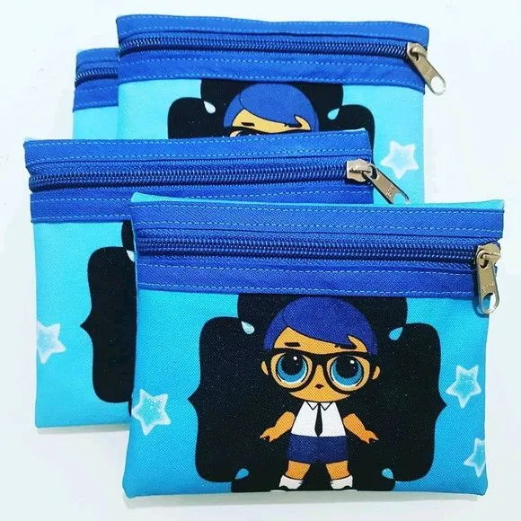 Necessaire Lol menino - kit com 20 unidades - artesanato feito à mão por Innovare Studio