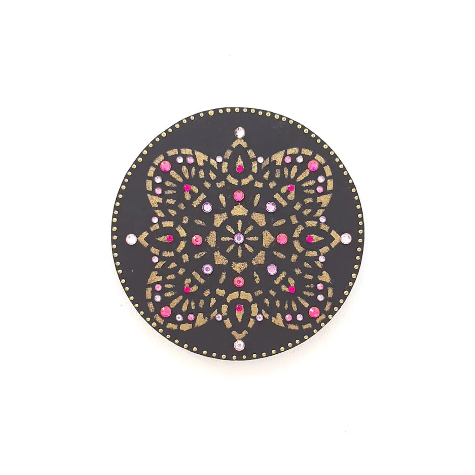 Mandala Indiana Preta