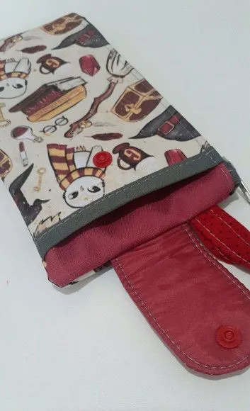 Porta Celular e documentos - 3 bolsos - foto 5