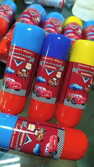 Lembrancinha Infantil - Sabonete Mágico de Massinha - artesanato feito à mão por Juliana Biz - casa e bem estar