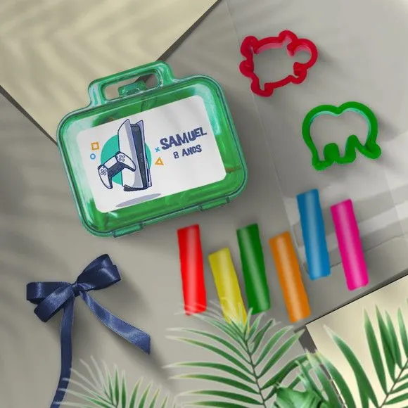 Mini Maleta - Playstation 5 Personalizada - feito à mão por Mi Papelaria Criativa