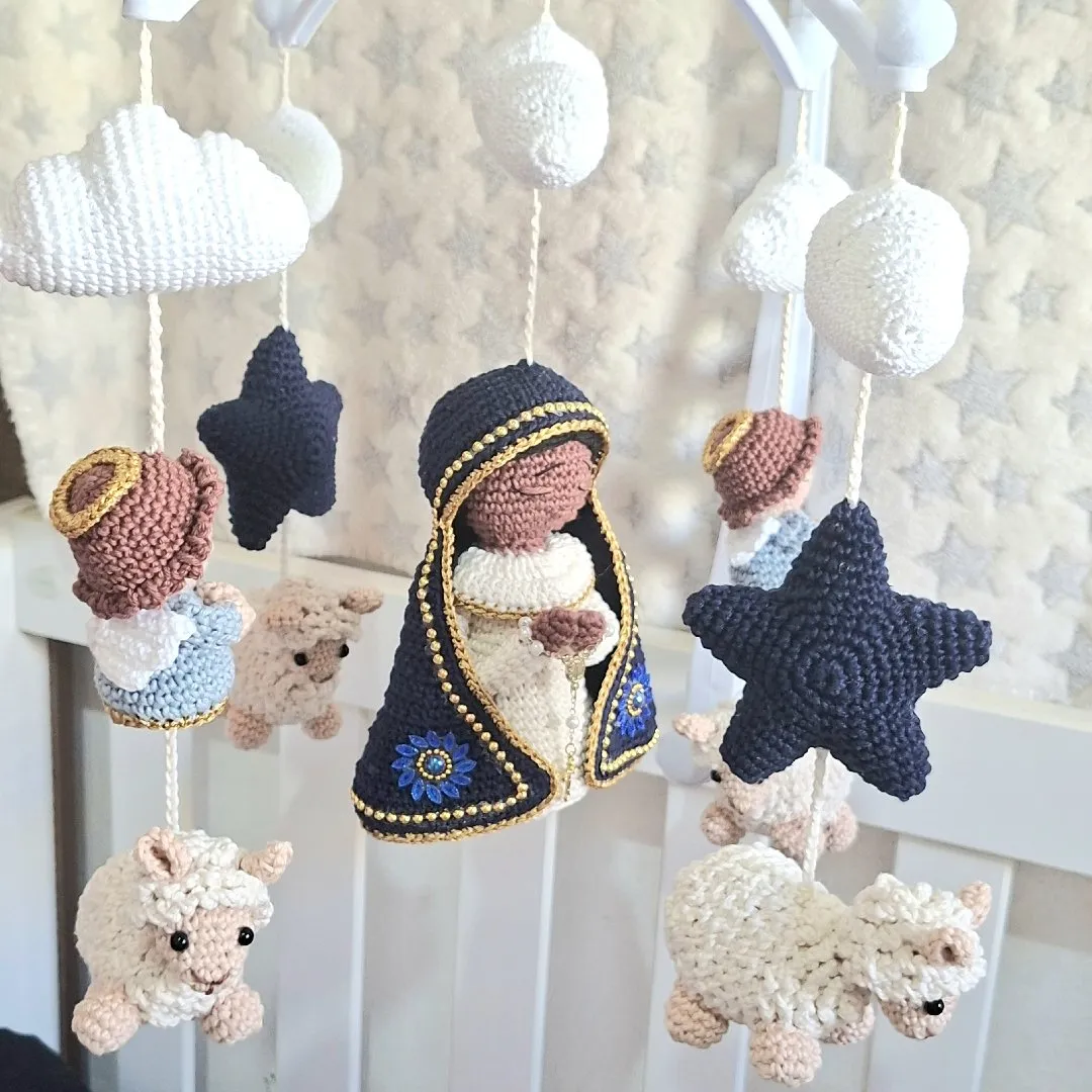 Móbile Nossa senhora amigurumi - foto 6