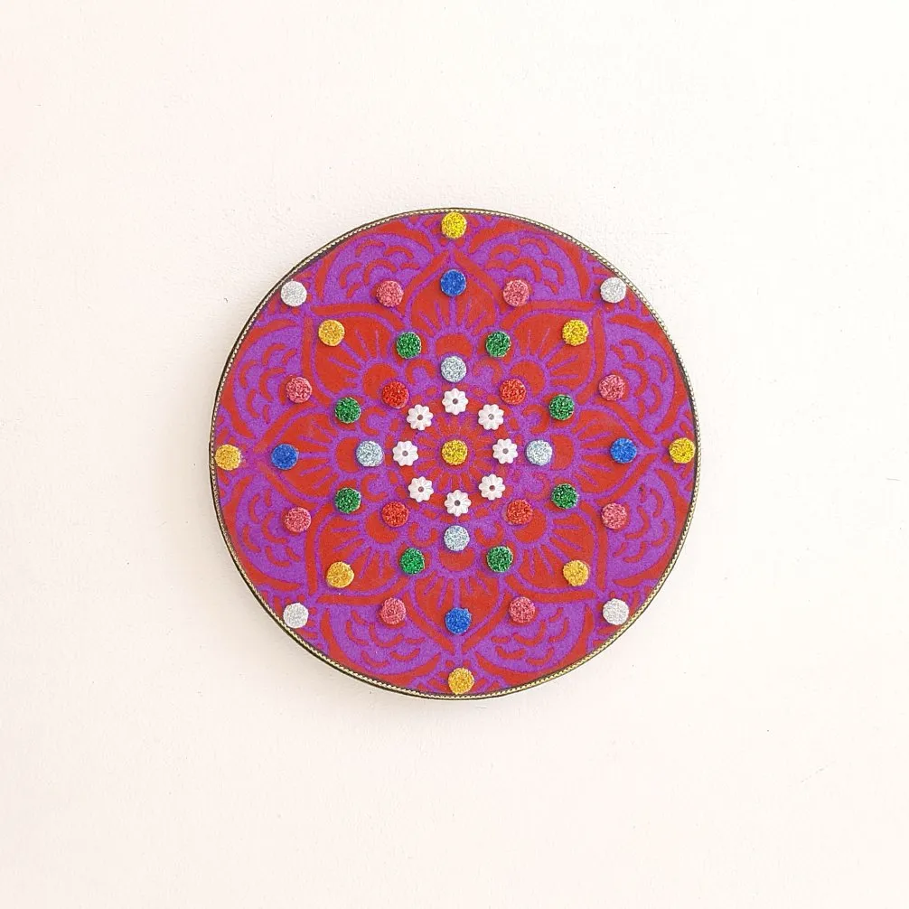 Mandala da Paz RX - artesanato de Estudio Bananeira