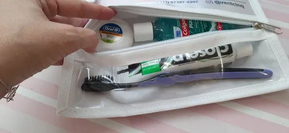 Necessaire Dupla para Itens de Higiene Bucal - foto 2