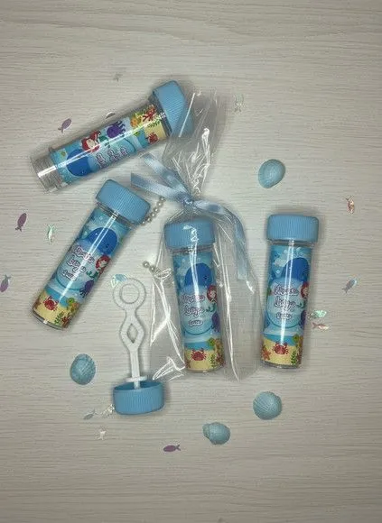 Bolha de Sabão - Fundo do Mar Personalizado - artesanato feito à mão por Mi Papelaria Criativa