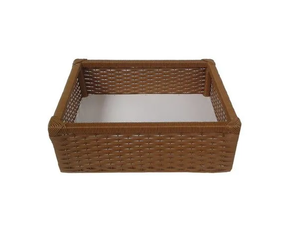 Cesto Vime Sintético Avelã 45x45x25 - foto 3