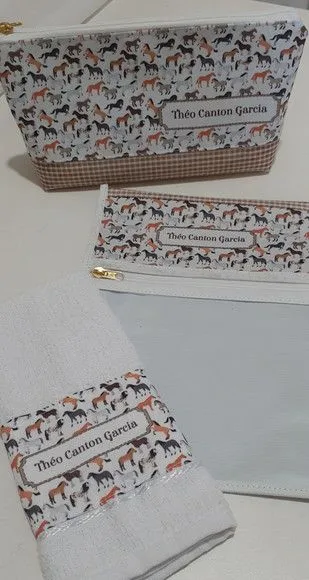 Kit escolar personalizado- cavalos - foto 2