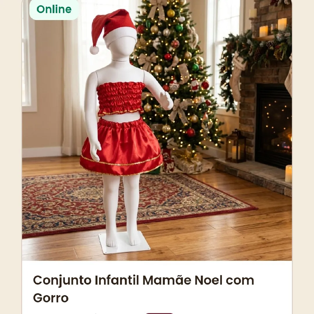 Mamãe Noel infantil - artesanato de Ateliê Sonhos e Fantasia