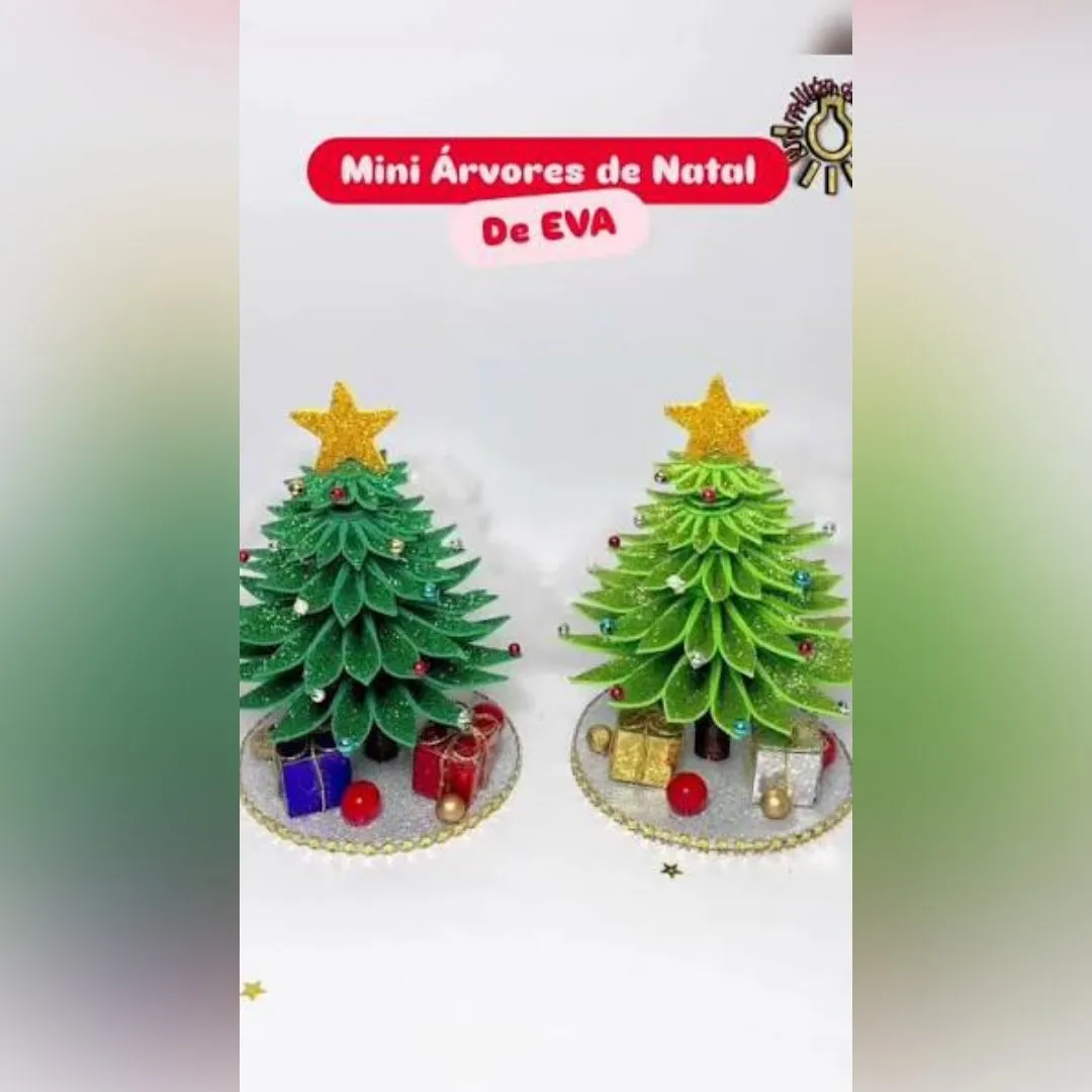 mini árvore de natal