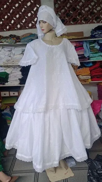 Baiana em Lese Mista - artesanato feito à mão por Ateliê Ofatemi