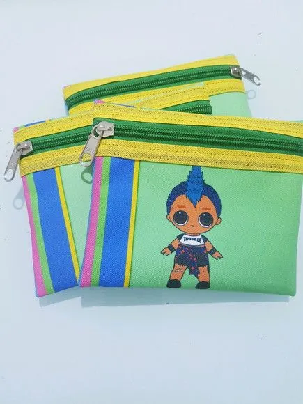 Necessaire Lol menino - kit com 20 unidades - feito à mão por Innovare Studio