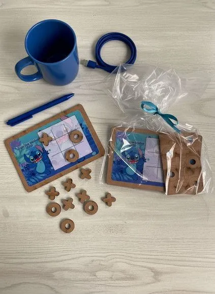 Jogo da Velha - Stitch Personalizado - artesanato feito à mão por Mi Papelaria Criativa