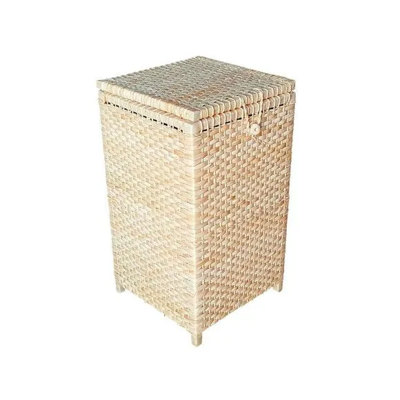 Cesto para Roupas Palha de Milho 45x23x60