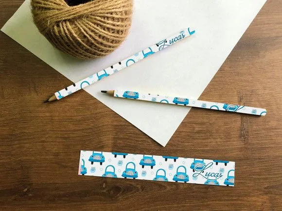 Lápis Personalizado - feito à mão por Mi Papelaria Criativa