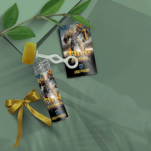 Bolha de Sabão - Bumble Bee Personalizado