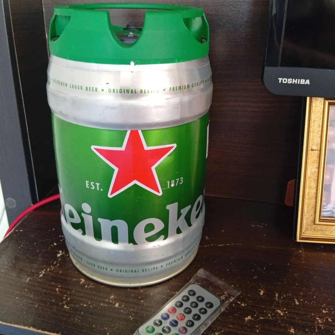Caixa de Som Artesanal Barril da Heineken - foto 2
