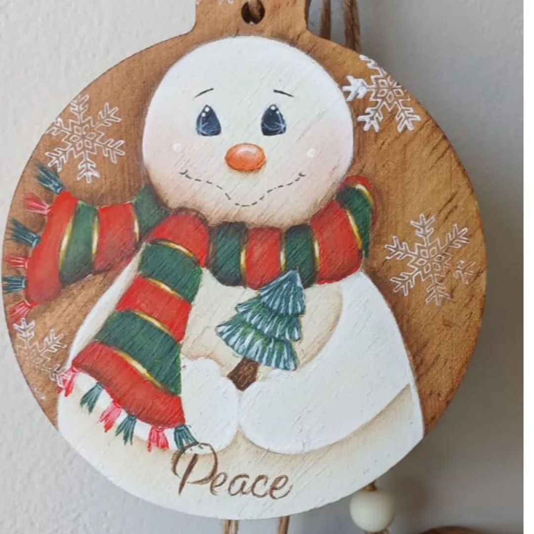 Pendente Boneco De Neve Paz - foto 2