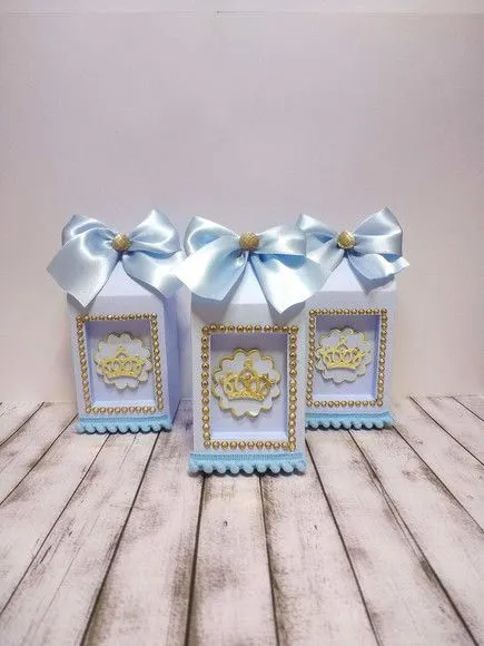 Caixa Milk Luxo Realeza / Príncipe - artesanato de Fina Essência Papelaria Personalizada