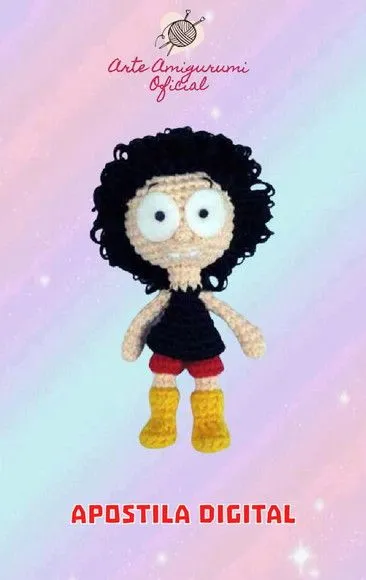 Receita Irmão do Jorel Amigurmi - feito à mão por Arte Amigurumi Oficial