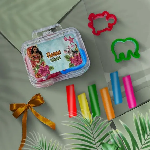Mini Maleta - Moana Personalizada - feito à mão por Mi Papelaria Criativa