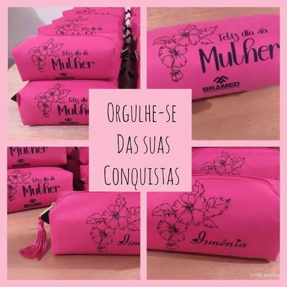 Necessaire Box Personalizada - Rosa Pink - foto 5