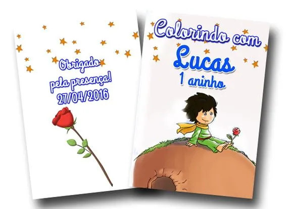 revista colorir pequeno principe 14x10