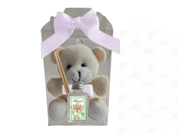 Urso+ Aromatizador Ursinho Príncipe Personalizada - artesanato feito à mão por creativitybynina