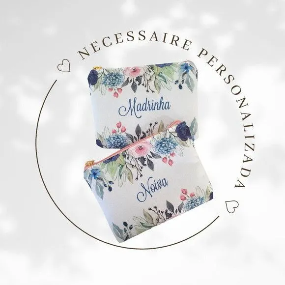 Necessaire personalizada - Flores - foto 2
